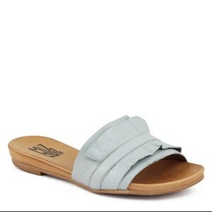 Miz Mooz Alena Leather Sandal in Aquamarine